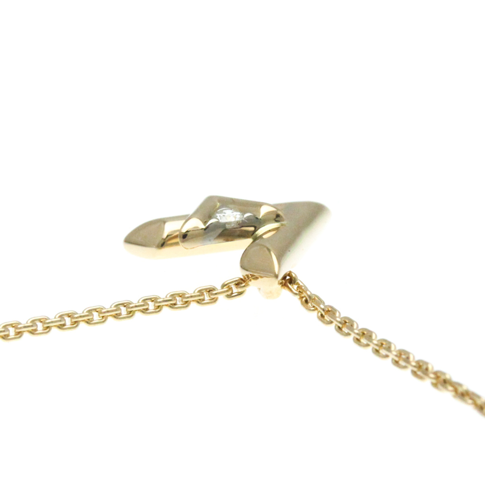 LOUIS VUITTON 18k Rose Gold Diamond Necklace - Picture 6 of 11
